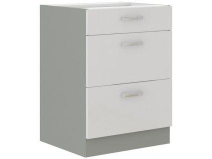 Kuchyňská skříňka Bianca - dolní 60 D 3S šuplíková PREMIUM BOX