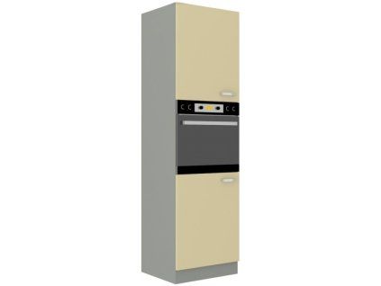 Kuchyňská skříňka Karmen - 60 DP-210 2F sloupek se zabudovanou troubou, dvířka