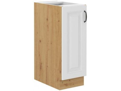Kuchyňská skříňka Stilo WHAR - dolní 30 D Cargo, bílá + Artisan
