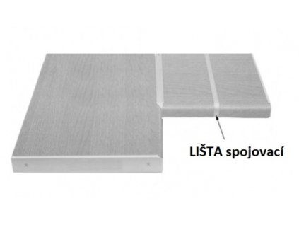 Lišta SPOJOVACÍ k pracovní desce 38 mm