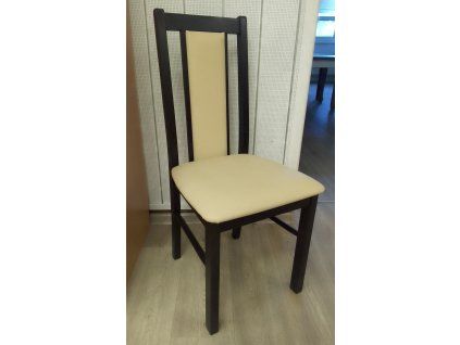 Židle Bos 14 (wenge + eko kůže) - SKLADEM 1 ks