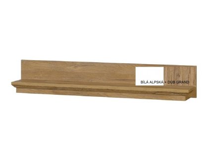 Police 120 Mezo 18 bílá alpská+dub grand - SKLADEM 2 ks
