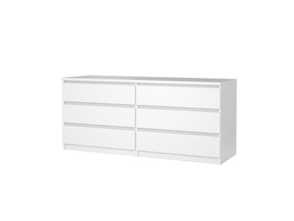 Komoda Simplicity 296 bílý lesk