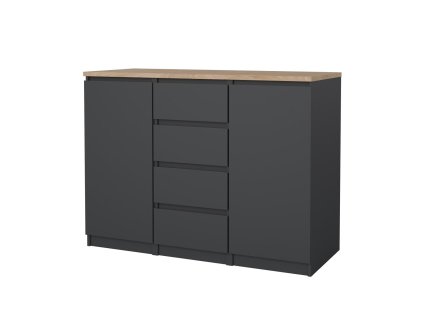 Komoda Simplicity 236 šedá/jackson hickory