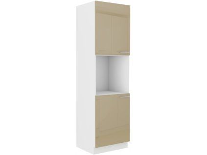 Kuchyňská skříňka Lara Cappucino - 60 DP-210 2F sloupek se zabudovanou troubou, dvířka