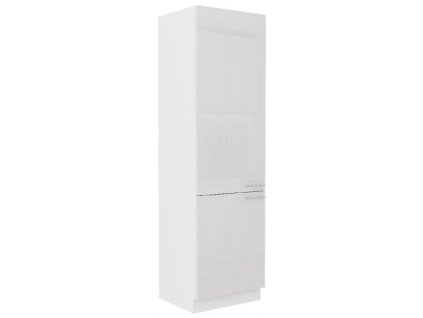 Kuchyňská skříňka Lara White - 60 LO-210 2F sloupek pro zabudování lednice