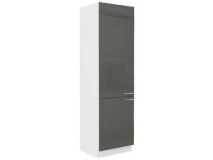 Kuchyňská skříňka Lara Grey - 60 LO-210 2F pro zabudování lednice