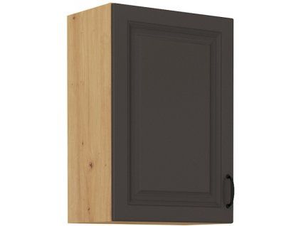Kuchyňská skříňka Stilo GRAR - horní 50 G-72 1F, grafit + Artisan