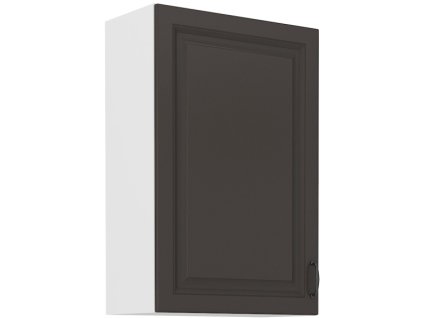 Kuchyňská skříňka Stilo GRWH - horní 60 G-90 1F, grafit + bílá