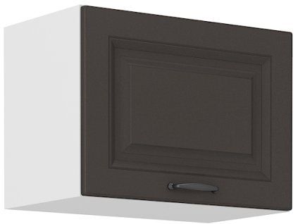 Kuchyňská skříňka Stilo GRWH - horní výklop 50 GU-36 1F, grafit + bílá