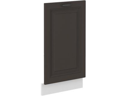 Kuchyňská skříňka Stilo GRWH - ZM 713 x 446 dvířka pro vestavnou myčku, grafit + bílá