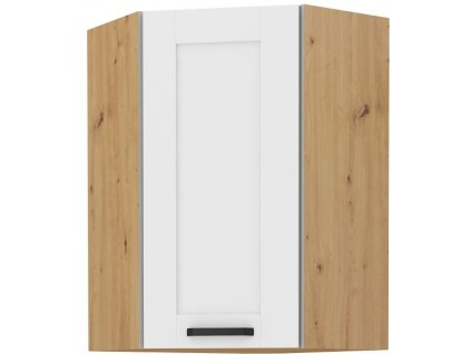 Kuchyňská skříňka Luna WHAR - horní rohová 60x60 GN-90 1F (°45)