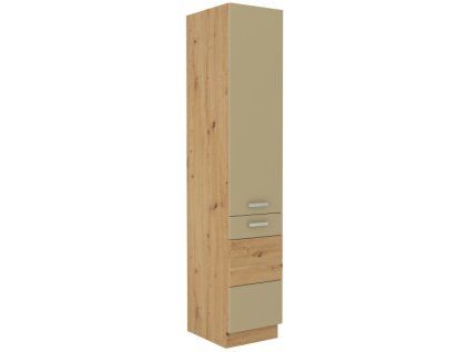 Kuchyňská skříňka Artisan cappucino lesk - potravinová 40 DK - 210 2F