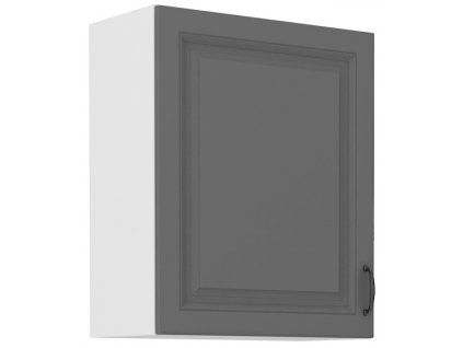Kuchyňská skříňka Stilo DustGRWH - horní 60 G-72 1F, Dust Grey + bílá