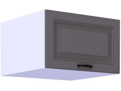 Kuchyňská skříňka Stilo DustGRWH - horní výklop 60 NAGU-36 1F, Dust Grey + bílá