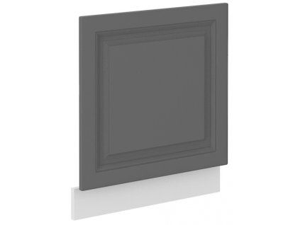 Kuchyňská skříňka Stilo DustGRWH - ZM 570 x 596 cm dvířka pro vestavnou myčku, Dust Grey + bílá