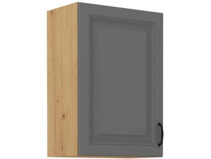 Kuchyňská skříňka Stilo DustGRAR - horní 50 G-72 1F, Dust Grey + Artisan