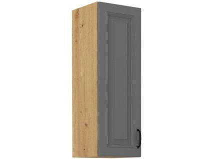 Kuchyňská skříňka Stilo DustGRAR - horní 40 G-90 1F, Dust Grey + Artisan