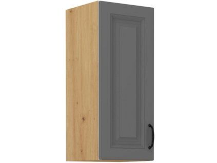 Kuchyňská skříňka Stilo DustGRAR - horní 30 G-72 1F, Dust Grey + Artisan