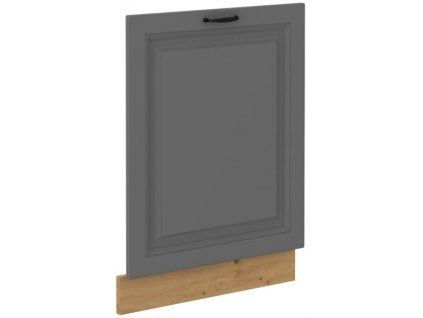 Kuchyňská skříňka Stilo DustGRAR - ZM 713 x 596 cm dvířka pro vestavnou myčku, Dust Grey + Artisan