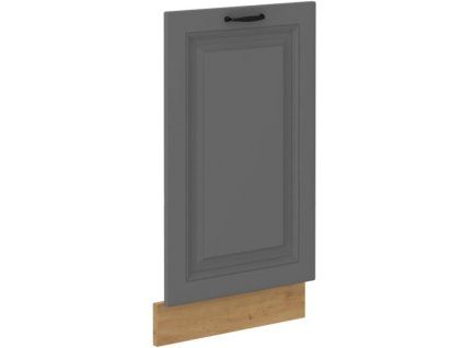 Kuchyňská skříňka Stilo DustGRAR - ZM 713 x 446 cm dvířka pro vestavnou myčku, Dust Grey + Artisan