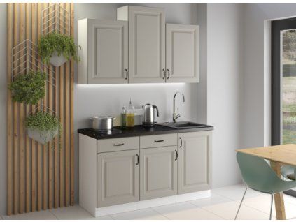 Kuchyňská linka Stilo ClayGRWH - Sestava 3, Clay Grey + bílá
