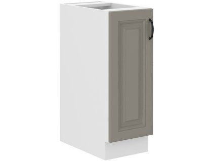 Kuchyňská skříňka Stilo ClayGRWH - dolní 30 D Cargo, Clay Grey + bílá