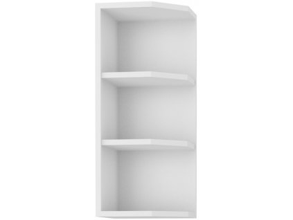 Kuchyňská skříňka Stilo ClayGRWH - horní zakončení 30 G-72 ZAK, bílá