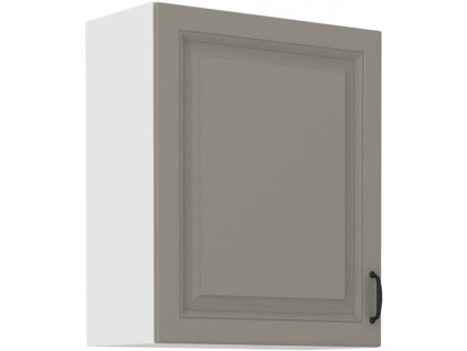 Kuchyňská skříňka Stilo ClayGRWH - horní 60 G-72 1F, Clay Grey + bílá