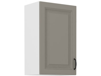 Kuchyňská skříňka Stilo ClayGRWH - horní 45 G-72 1F, Clay Grey + bílá