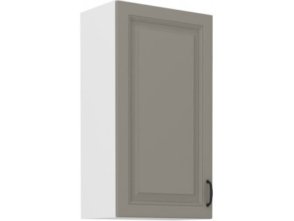 Kuchyňská skříňka Stilo ClayGRWH - horní 50 G-90 1F, Clay Grey + bílá
