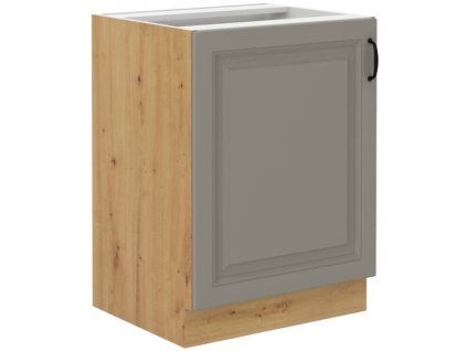 Kuchyňská skříňka Stilo ClayGRAR - dolní 60 D 1F, Clay Grey + Artisan