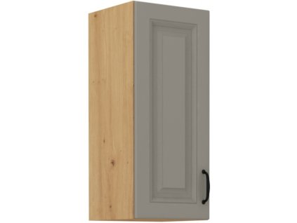 Kuchyňská skříňka Stilo ClayGRAR - horní 30 G-72 1F, Clay Grey + Artisan