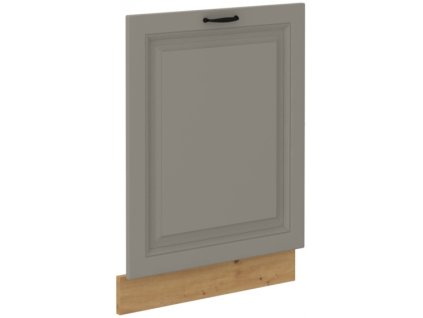 Kuchyňská skříňka Stilo ClayGRAR - ZM 713 x 596 cm dvířka pro vestavnou myčku, Clay Grey + Artisan