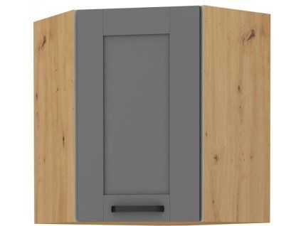 Kuchyňská skříňka Luna DustGRAR - horní rohová 60x60 GN-72 1F (°45)