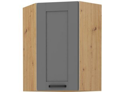 Kuchyňská skříňka Luna DustGRAR - horní rohová 60x60 GN-90 1F (°45)