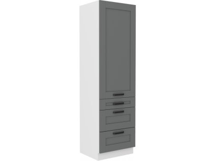 Kuchyňská skříňka Luna DustGRWH - 60 DKS-210 3S 1F potravinová se šuplíky PREMIUM BOX