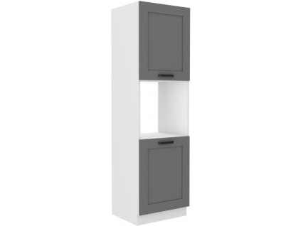 Kuchyňská skříňka Luna DustGRWH - 60 DP-210 2F sloupek se zabudovanou troubou, dvířka