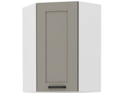 Kuchyňská skříňka Luna ClayGRWH - horní rohová 60x60 GN-90 1F (°45)