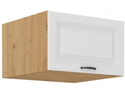 Kuchyňská skříňka Stilo WHAR - horní výklop 60 NAGU-36 1F, bílá + Artisan