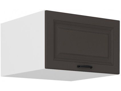 Kuchyňská skříňka Stilo GRWH - horní výklop 60 NAGU-36 1F, grafit + bílá