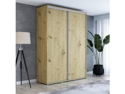 Šatní skříň Majda   šířka 140 cm, výška 242 cm