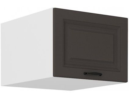 Kuchyňská skříňka Stilo GRWH - horní výklop 50 NAGU-36 1F, grafit + bílá
