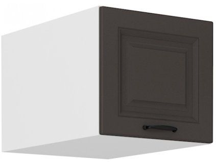Kuchyňská skříňka Stilo GRWH - horní výklop 40 NAGU-36 1F, grafit + bílá
