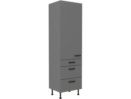 Kuchyňská skříňka Nessa/ANT - 60 DKS-215 3S 1F potravinová se šuplíky PREMIUM BOX