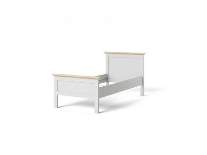 Postel Provence 801 90x200 bílá/dub