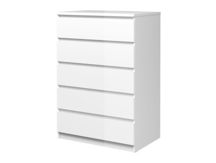 Komoda Simplicity 231 bílý lesk