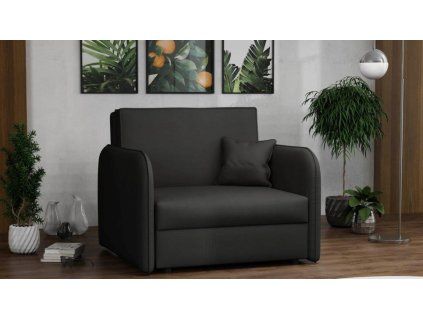 Rozkládací křeslo Vivian Loft I Mono 248 černá
