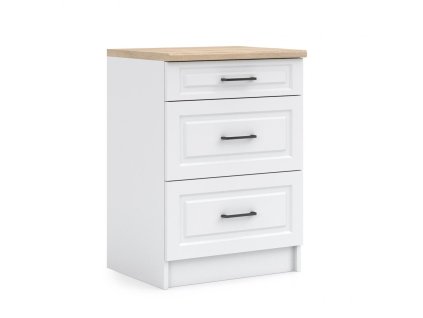 Kuchyňská skříňka Irma SZ40-3SZ bílá MAT