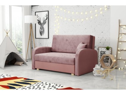 Rozkládací křeslo Vivian Soft II - růžová